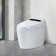 Smart Bidet Toilet Combo with Auto Open Lid and Heated Seat, 4-Flush Ways, Warm Wash/Dryer, LED display (Remote Included)