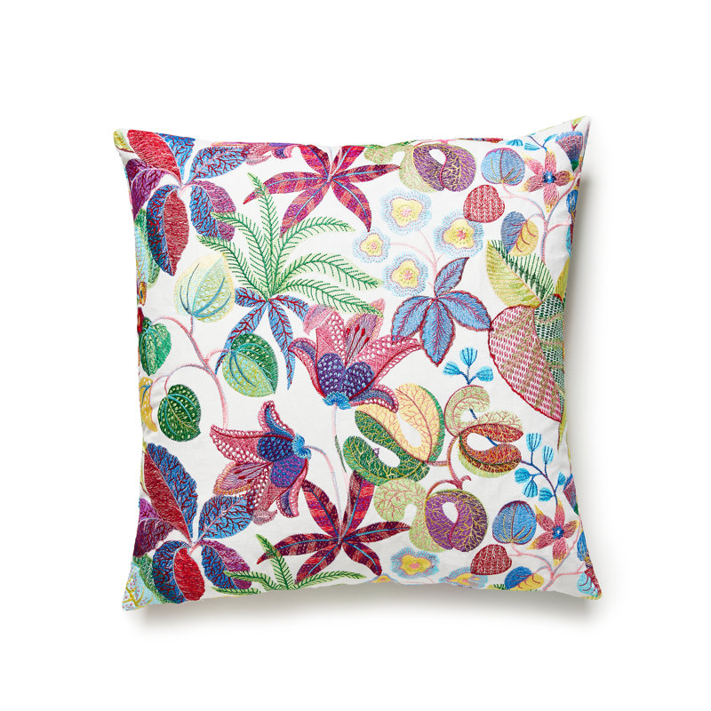 Greenhouse Square Pillow Cover & Insert, Bouquet