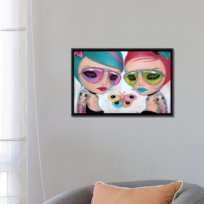 « genre rainbows », reproduction d’art sur toile tendue