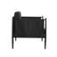 Fauteuil club extérieur en aluminium avec coussins d'eau, profondeur 71 cm, hauteur 70 cm, gris foncé, assemblage requis, respirant
