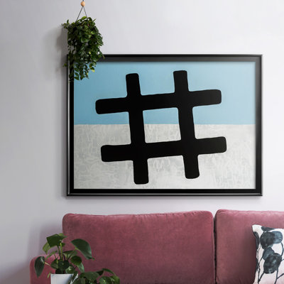 Hashtag - reproduction de photo sur toile
