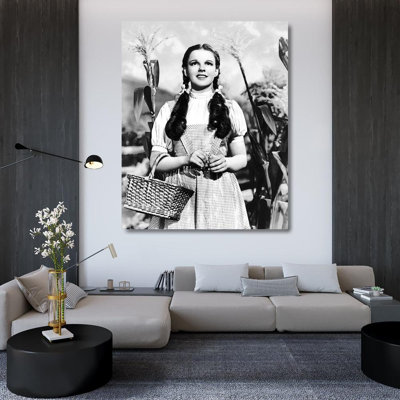 Latitude Run® Hollywood Photo Archive Gallery Wrapped Canvas Art Titled: Judy Garland, Wizard of Oz