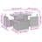 Vidaxl Garden Sofa Set Black, Cream White