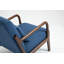 Chaise d'appoint Mid-Century moderne avec structure en bois-2133614623-2133614620