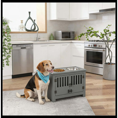 Dog Feeding Station,Dog Food Storage Cabinet