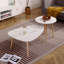 Table basse en forme d'œuf