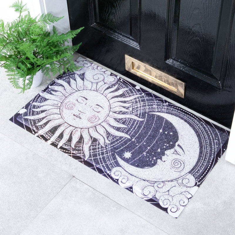 Albara Non-Slip Indoor Doormat, Blue