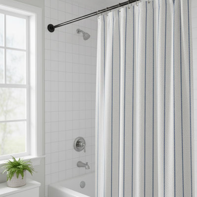 120cm Straight Wall Shower Curtain Pole