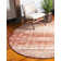 Tapis rouge / brun Handan