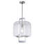 Dane Pendant - White - Clear Glass-925374871-925374864