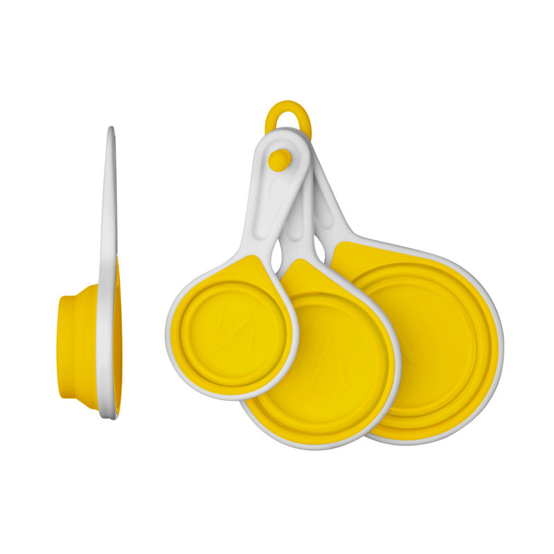 Symple Stuff Fouke 4 Piece Silicone Measuring Cup Set