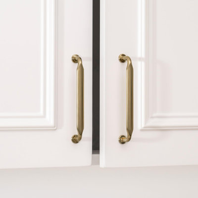 Paquet de 30 poignées d'armoire de cuisine en bronze de 3-3 / 4 pouces poignées d'armoire en alliage de zinc massif pour armoire, salle de bain, tiroir et commode