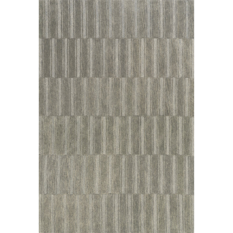  Tapis en laine à carreaux Starke, Rectangle 6 pi x 9 pi
