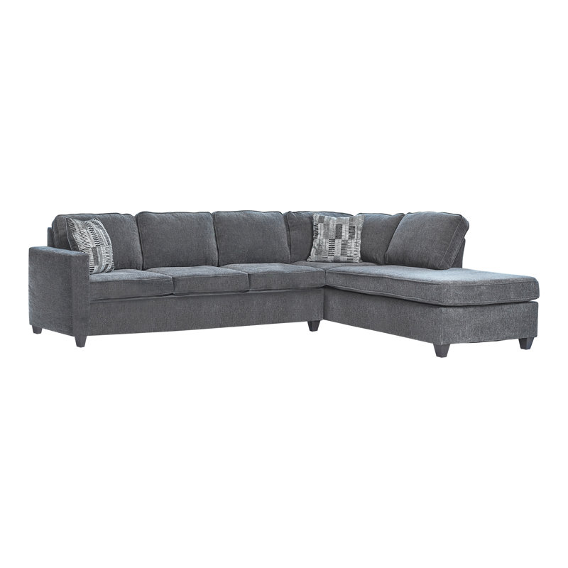 Upholstered L-Shaped Sectional Right Hand Facing