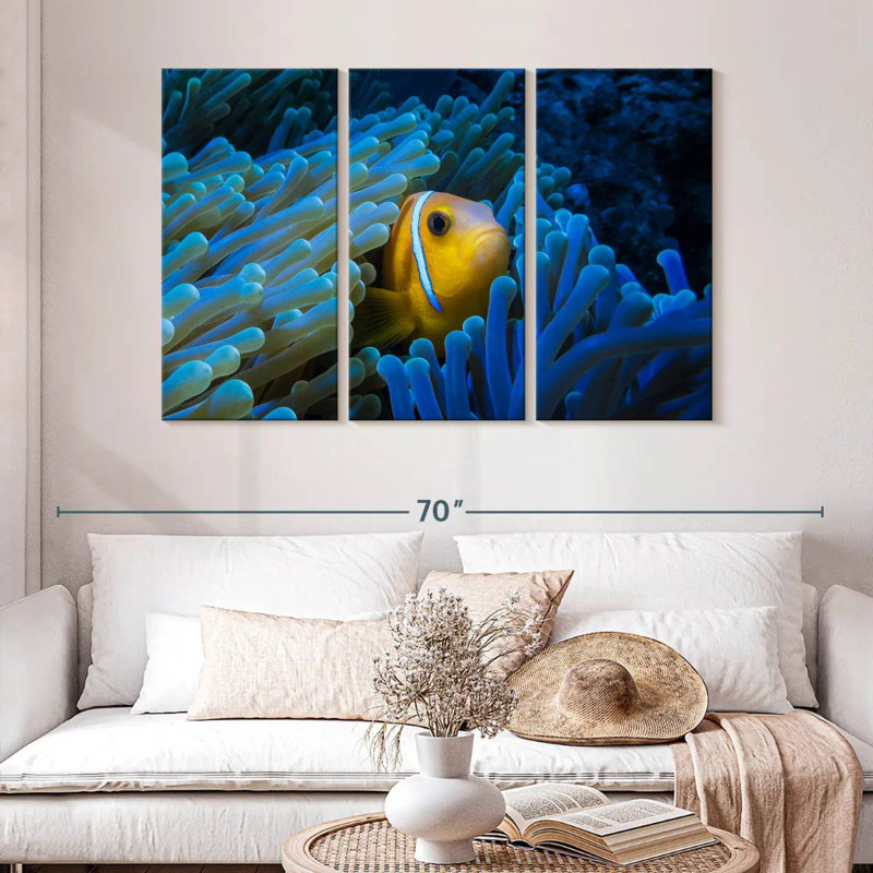Brampt Lurking Clownfish, 24" H x 38" W