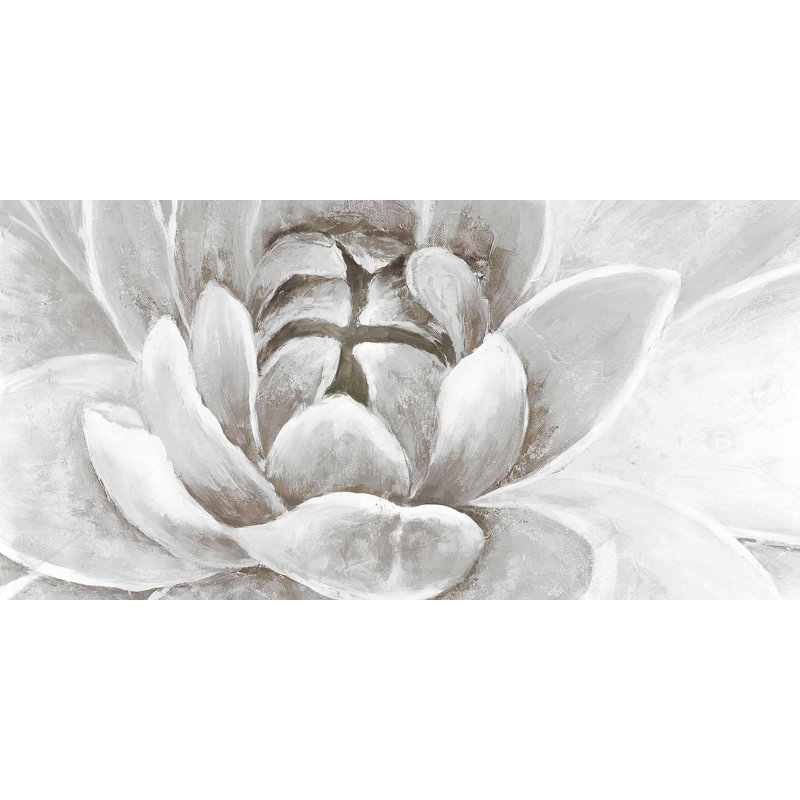 Delicate white chrysanthemum - 15.75"x31.50" Desk mat