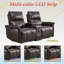 Fauteuil inclinable électrique avec console et causeuse Wall Light-204605890