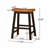 Wood 24" Backless Stool-183753327