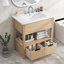 Meuble-lavabo de salle de bain avec comptoir de lavabo, tablette de rangement ouverte et deux tiroirs-1824651927-1824651924
