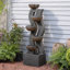 Marlina Hand Crafted Weather Resistant Floor Fountain with Light
