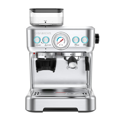Espresso Machine With Grinder,professional Stainless Steel Espresso Coffee Maker New, Silver -  Casabrews, WF-5700G-US-SIL-01