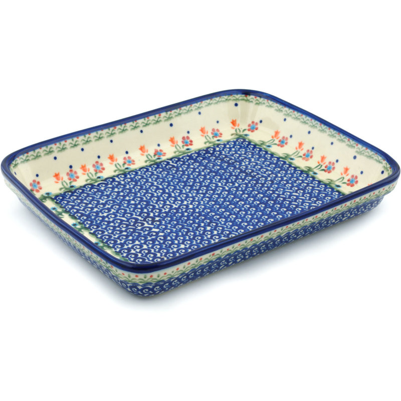 The Holiday Aisle® Rowberrow Rectangle Stoneware Baker Bakeware
