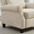 34.6’’ Push Back Recliner Chair With Adjustable Backrest & Footrest-389045528