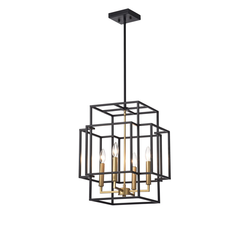 Justus 4 - Light Geometric Chandelier