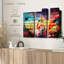 «Abstract Music Grunge», reproduction sur toile-98865345