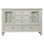 Ensemble de chambre à coucher grand lit 4 pièces Ryllan - Blanc crème-99323976-90937439