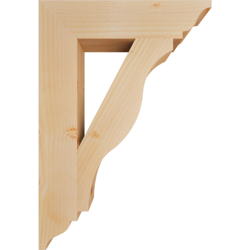 Support lisse 3 1/2 po x P 18 po x H 26 po, sapin Douglas, H 26 po x l 3,5 po x P 18 po, Douglas, Lisse