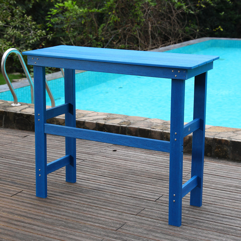 Table de bar d'extérieur pour pelouses, jardins, arrière-cours et bord de piscine