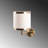 Modern Vintage Wall Lamp, Glam Design, Metal Body, 7.1 x 11.0 x 11.8 inches | E 27 Socket, Max 40 W (Bulb Not Included) | Perfect for Home, Hotel, and Novelty Spaces, Elegant and Functional Lighting