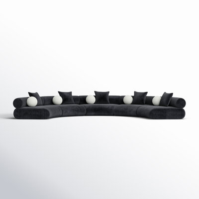 Alab 5 - Piece Modular Upholstered Sectional