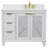 Schreck 43'' Single Bathroom Vanity with Engineered Stone Top with Mirror-1387926616