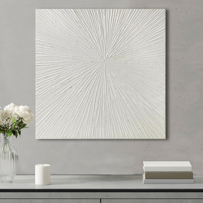 Hand Painted Dimensional Resin Wall Art