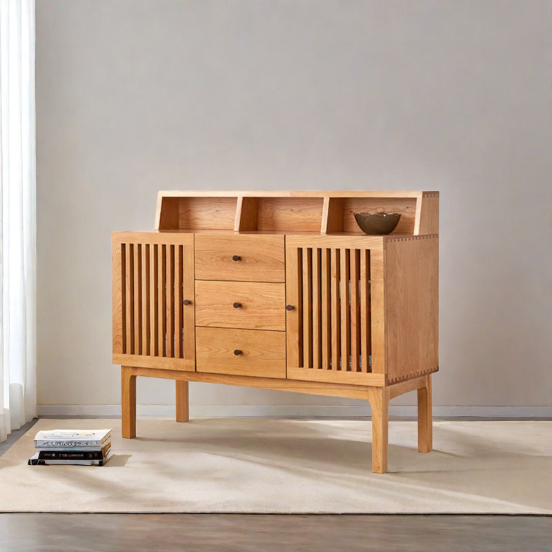 Armoire d'appoint en bois massif durable et simple