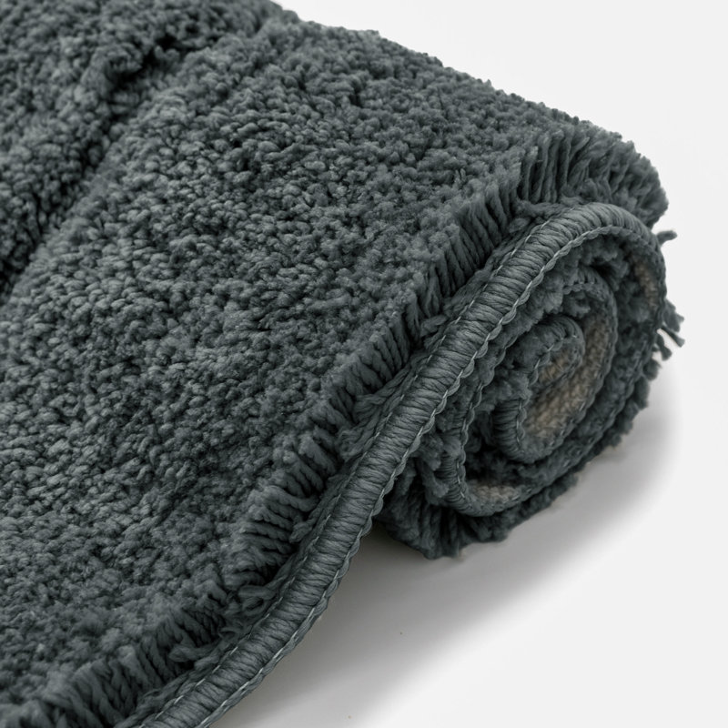 Norelle Mayfair Micro Fibre Bath Set, Charcoal