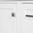 Contemporary Bathroom Vanity Cabinet With Sink, 1 Soft Closing Door And 3 Drawers-867726478
