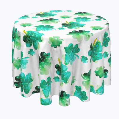 Mackavelli Rain Drop Clovers Tablecloth