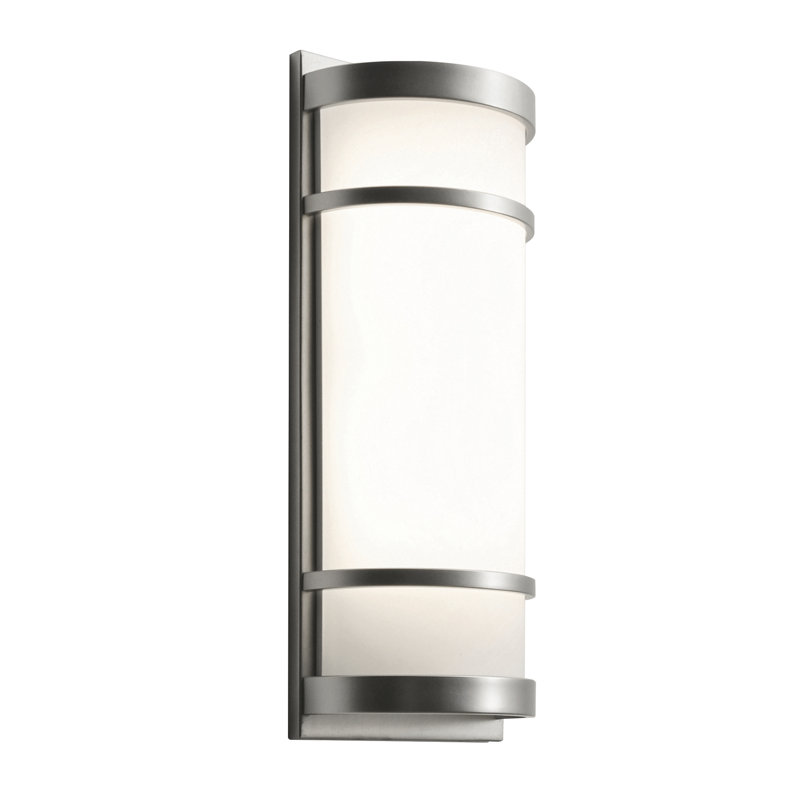 Newkirk Flush Mounted Sconce, Satin Nickel