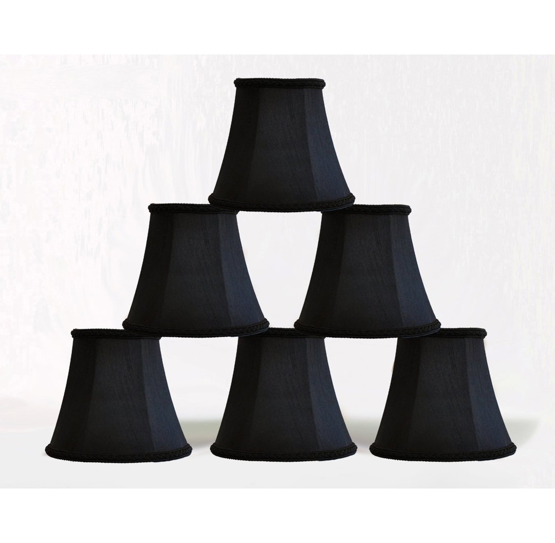 Silk Bell Candelabra Shade (Set of 6) Red Barrel Studio® 