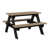Weatherwood Top/Black Base selected