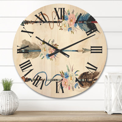 Solid Wood Wall Clock