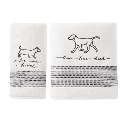 Stringer Cotton Midweight Jacquard Bath Towel