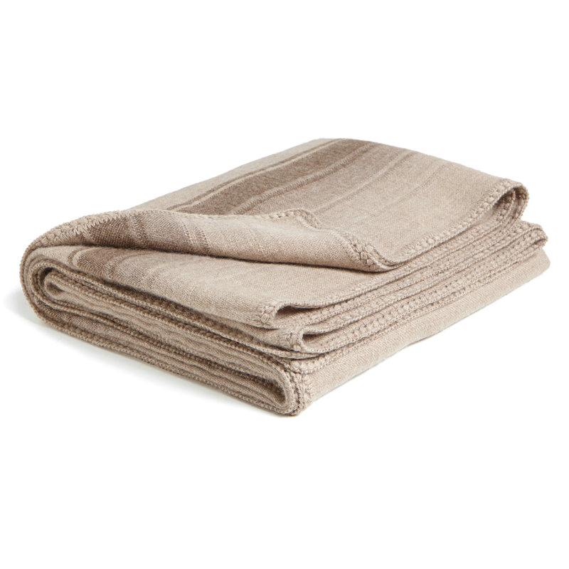 Jeté polaire Baby Alpaca, Brun / taupe