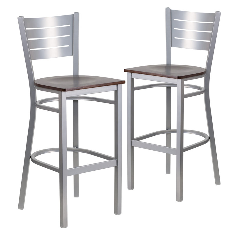 Tabouret de bar Elkton, Noyers, 2