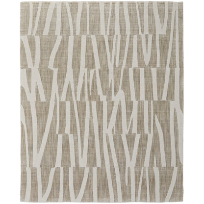 Peconic Modern Abstract, Tan/Ivory Area Rug