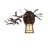 Steel Armed Sconce