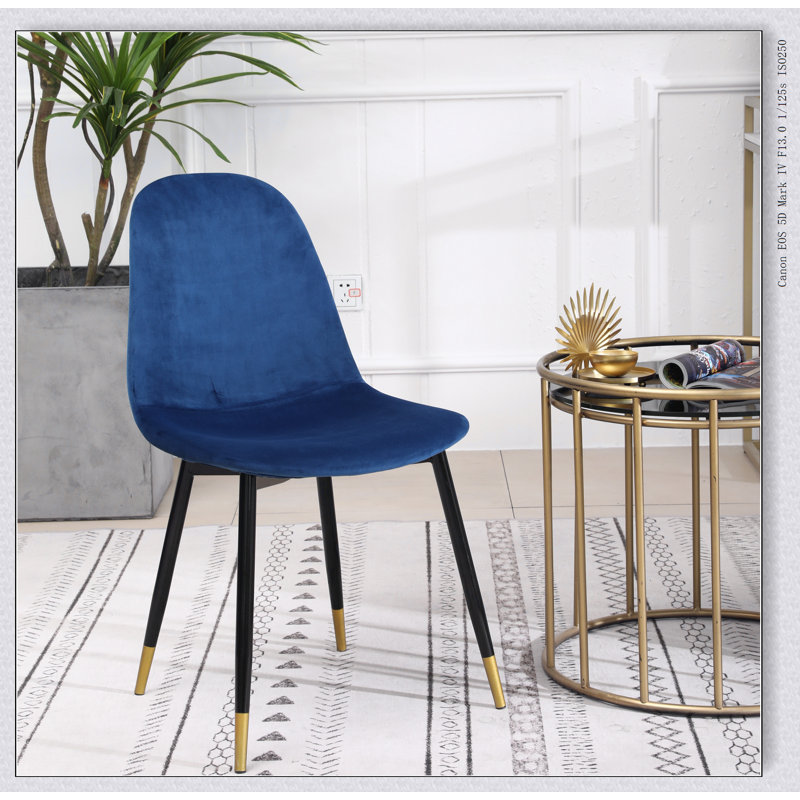 Chaises de salle à manger Lassan, Bleu
